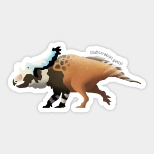 Utahceratops gettyi Sticker